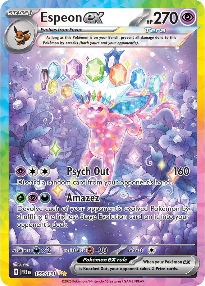 Prismatic Evolutions Booster pack (Live Breaks Only)
