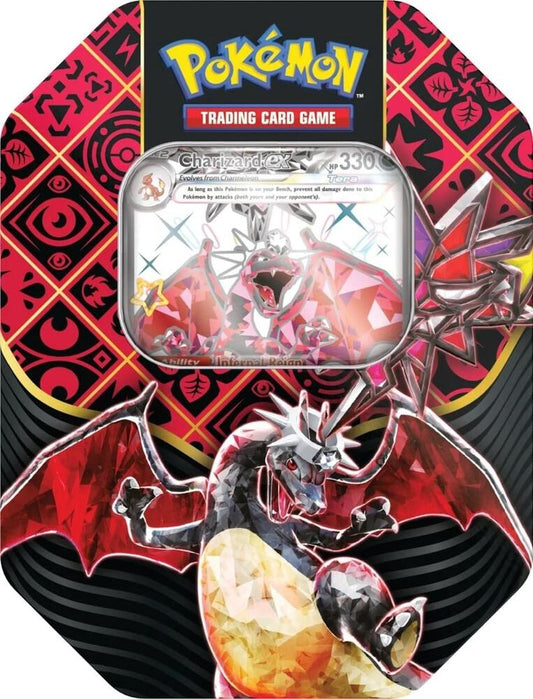 Paldean Fates Charizard Tin (Live Breaks Only)